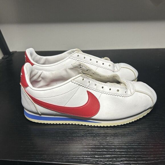 Nike Womens Forrest Gump Cortez 807471-103 Red White Blue Shoes Sz 7.5 - Picture 1 of 12